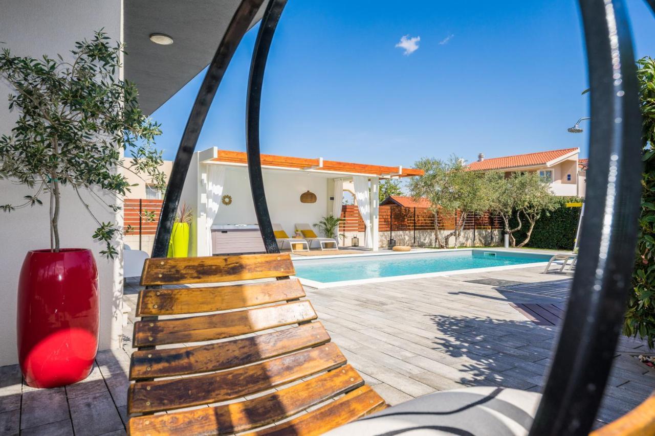 Villa Olea With Heated Pool And Jacuzzi Sukošan Eksteriør billede